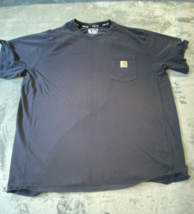 Carhartt Men’s Original Fit Force Size 2XL Graphic Pocket T-Shirt Dark Blue - £6.66 GBP