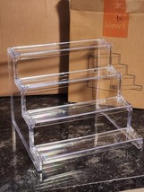 Lifewit 4 Tier Clear Display Risers Stand, Plastic 8.98 x 7.87 x 7.17 in... - $22.87