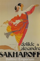 Clotilde and Alexandre Sakharoff Fine Art Poster Lithograph George Barbier S2 - £238.96 GBP