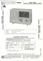 Sams Photofact - Set 870 - Folder 7 - Mar 1967 - Philco Models Q507WA, Q702BE - £17.18 GBP