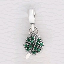 2021 Me Collection Sterling Silver My Four Leaf Clover Mini Dangle Charm  - £6.45 GBP