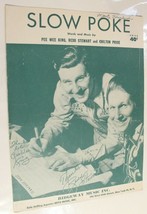 Slow Poke Vintage Sheet Music 1951 - $3.95