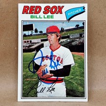 1977 Topps #503 Bill Lee SIGNED Autograph Boston Red Sox Card - £6.23 GBP