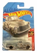 Hot Wheels ‘52 Chevy Pickup Truck Matte Grey WithFlames 229/250 2021 GTB... - £7.44 GBP