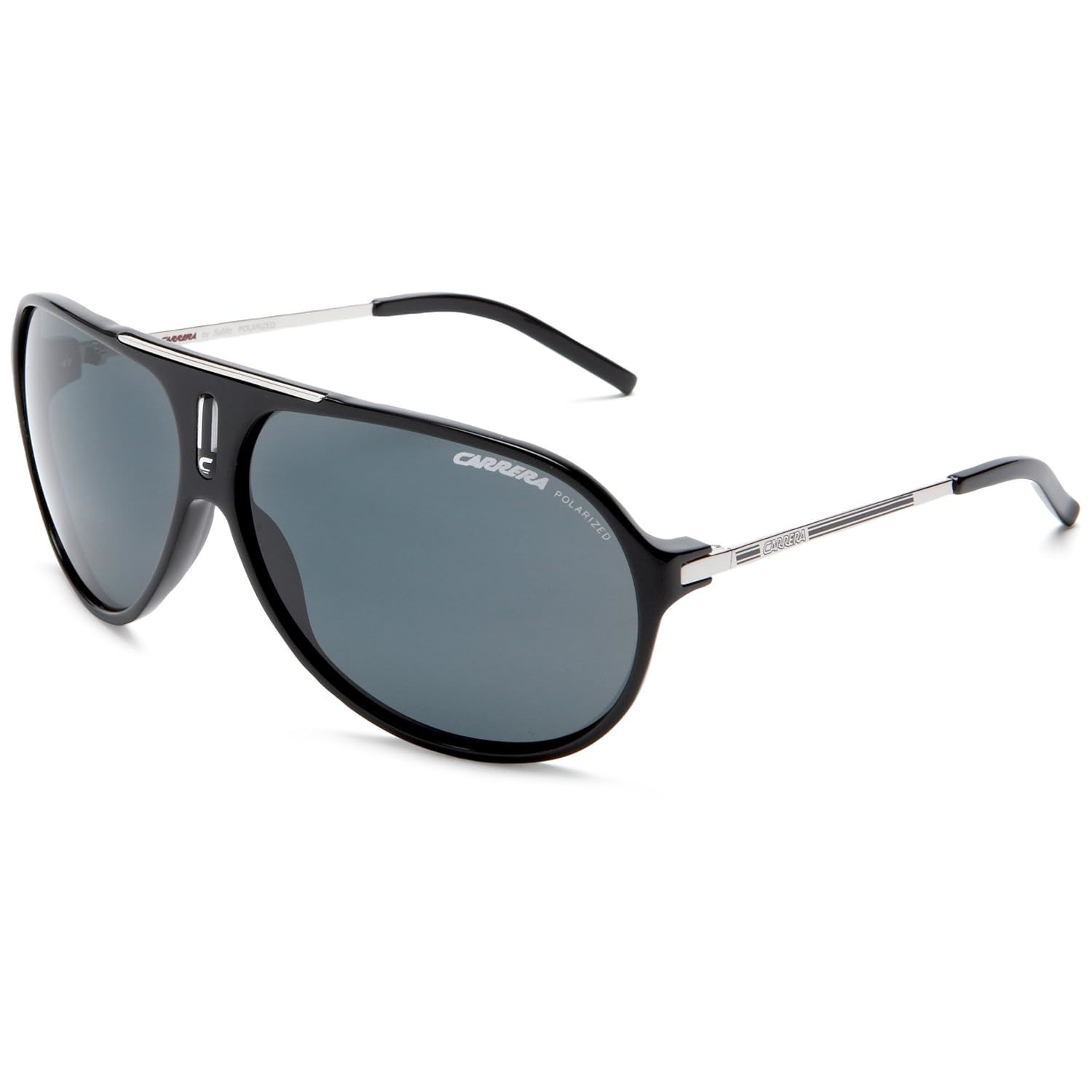 Carrera unisex adult Hot/S Sunglasses, Black and Palladium Frame/Grey Lens, 64 m - £84.43 GBP