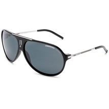 Carrera unisex adult Hot/S Sunglasses, Black and Palladium Frame/Grey Le... - $107.99