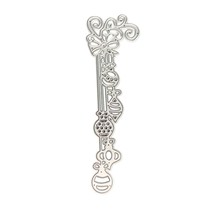 Decorative Metal Bookmark With Intricate Designs Die Cut - £6.62 GBP