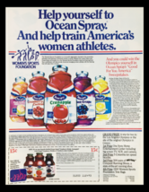 1983 Ocean Spray Women&#39;s Sports Foundation Circular Coupon Advertisement - $345.46 MXN