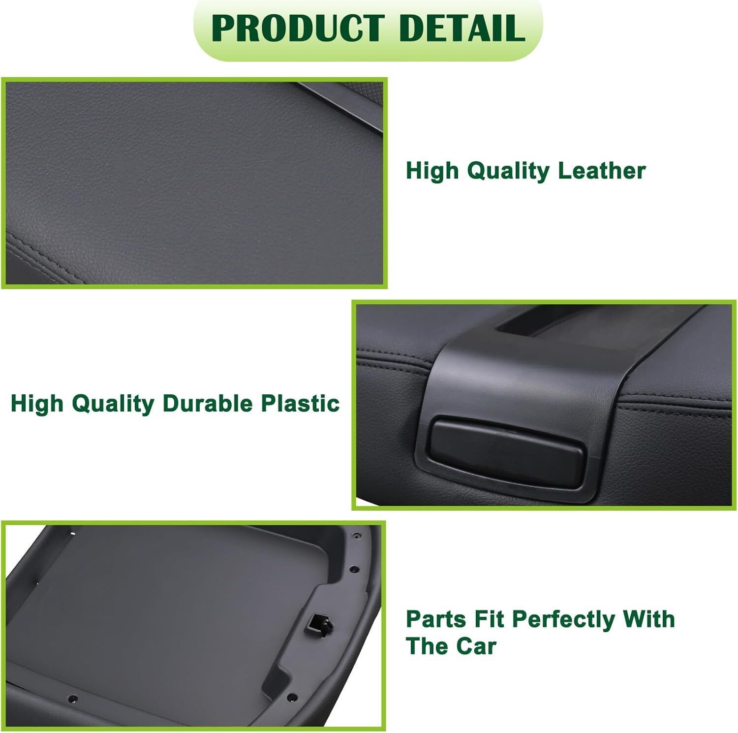 Floor Center Console Armrest Lid Assembly Black Compatible with 2007-2014 Item image 5