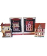 Hallmark Keepsake Nostalgic Houses &amp; Shops Ornaments Lot Drugstore Paint... - £15.94 GBP