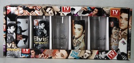 Elvis Presley TV Guide Collector&#39;s Series Shooters Shot Glass Set of 6  2007 - £15.75 GBP