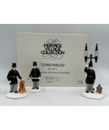 Department 56 Heritage Village Constables Set of 3 Figurines #5579-4 Chr... - $24.06