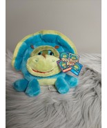 Jay Play Face Pals Dinosaur Pillow Blue Green Plush 8&quot;  Stuffed Animal T... - £11.67 GBP