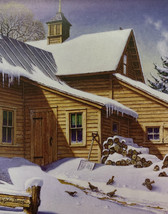 Cold Spell John Sloane Winter Snow Fridge Magnet 3&#39;&#39;x3.75&quot; NEW - £2.82 GBP