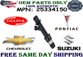 #25334150 Single (1x) Delphi Genuine Fuel Injector for 2004, 2005 Suzuki... - $37.61