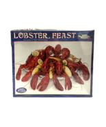 Rare White Mountain 2005 Lobster Feast Lobster w/ Corn 1000 Piece Puzzle, New - $22.53
