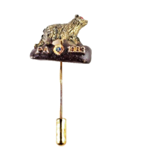 Lions Club Pin PA 1983 Stick Pin Bear - £5.52 GBP