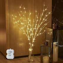 Birch Branch Lights with Timer Battery Operated 100 LED Fairy Lights - £43.16 GBP