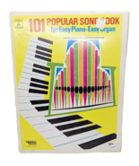 101 Popular Songbook For Easy Piano-Easy Organ 1962 Sheet Music Book - $20.29 CAD