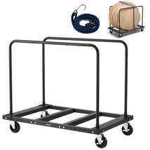 VEVOR Drywall Cart Dolly 1800LBS 5 Casters 2 Handrails Tie-Down for Factory - $111.99