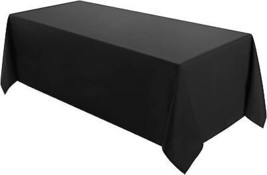 2 Pack 90 132inch Rectangle Tablecloth Polyester Table Cloth Stain Resistant and - £41.04 GBP