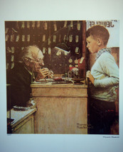 Norman Rockwell The Watchmaker Of Switzerland LE Litho - £292.03 GBP