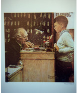 Norman Rockwell The Watchmaker Of Switzerland LE Litho - $371.25