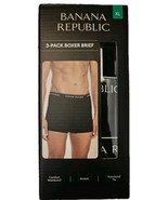 Banana Republic Men’s Boxer Briefs 3-Pack Black Size XL New - $464.39 MXN