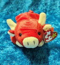 Ty Beanie Baby &quot;SNORT&quot; The Bull (DOB May 15, 1995)  MWMT  - $74.00 MXN
