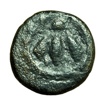 Ancient Greek Coin Ephesos Ionia Magistrate AE11mm Bee Wreath / Stag Rare 04372 - $40.49
