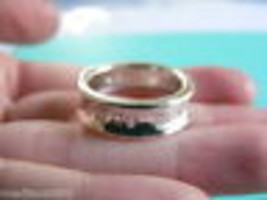 Tiffany &amp; Co Circle Ring Silver 1837 Band Sz 5.5 Love Gift Statement Pro... - $198.00