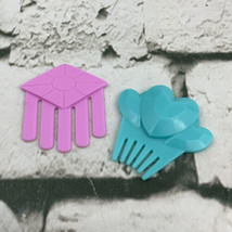 Toy Doll Combs Lot Of 2 Hasbro Made For McDonalds Pink Blue Lot Of 2 - £6.17 GBP
