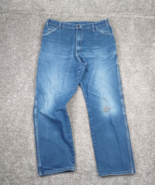 Dickies Carpenter Jeans Men 36x30 Blue Denim Relaxed Fit Distressed Work... - £19.97 GBP