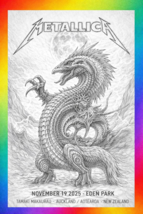 Metallica Poster Set of 2 Framed 2025 Jaye Metcalfe M72 New Zealand - $3,465.00