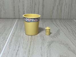 Mattel Barbie Heart Family Baby Twin Nursery Trash Can Diaper Pail lotio... - $6.92