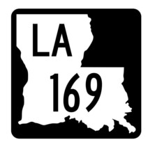 Louisiana State Highway 169 Sticker Decal R5881 Highway Route Sign - $1.45+
