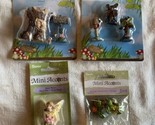 Fairy Garden &amp; Mini Accents Lot of 4 Sets All New, Frogs, Fairy, Tree - £15.90 GBP