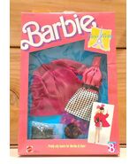 1988 Barbie Paris Pretty Fashions #1908 Polka Dot and Houndstooth Set W/... - $770.42 MXN