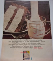 Betty Crocker Cake Mix Measuring Cup Magazine Print Ad 1959 - £2.35 GBP