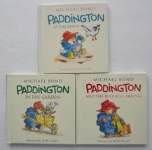 Paddington Bear Lot 3 ~ Michael Bond ~ At The Beach ~ In The Garden ~ Busy Bee - £7.84 GBP