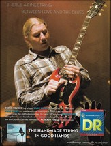 Derek Trucks Band DR Pure Blues guitar strings on his Gibson SG 2009 ad print - £3.17 GBP