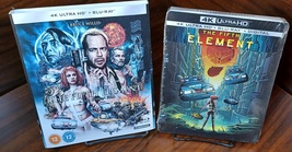 Fifth Element Steelbook (4K+Blu-ray-No Digital)-CUSTOM SLIPCOVER-Free Box S&amp;H - £43.28 GBP