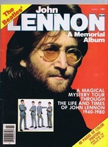 ORIGINAL Vintage 1981 John Lennon Memorial Album Magazine The Beatles - £38.93 GBP