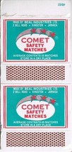 Matchbox Cover Comet Safety Matches  - £2.36 GBP