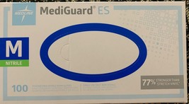 Medline MediGuard ES Powder Free Nitrile 100 Gloves Medium 77% STRONGER ... - $14.73