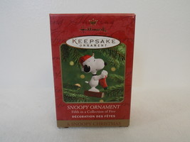 Peanuts/Hallmark A Snoopy Christmas “Snoopy” Ornament  - £9.38 GBP