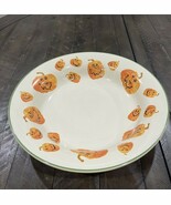 Longaberger Pottery Round HALLOWEEN TREATS 12&quot; Pasta Or  Candy Serving Bowl - $34.64
