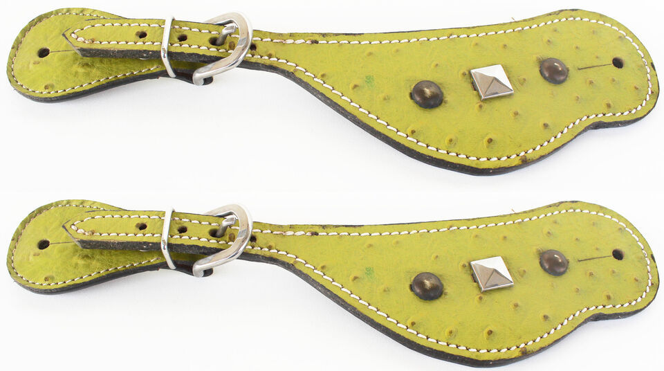 Horse Western Riding Cowboy Boots Leather Spur Straps Tack  7474 - $26.72