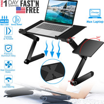 Portable Laptop Desk Foldable Lap Bed Tray Adjustable Table Stand Notebook Desk - £41.55 GBP