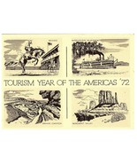 Lot 7 &#39;72 Tourism Year of the Americas Postcard  - £14.20 GBP